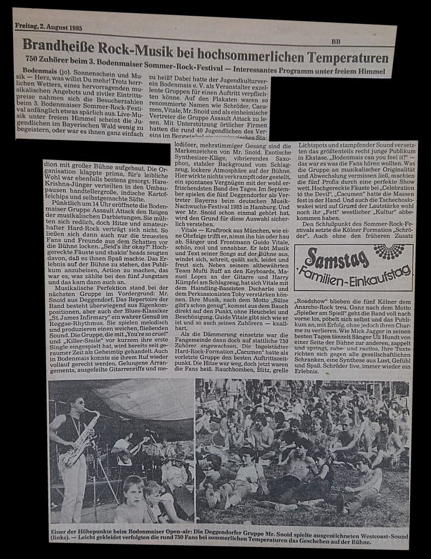 1985-08-02 Bodenmais Sommer Rock Festival